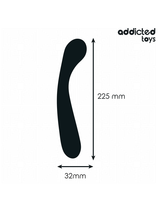 ADDICTED TOYS MASAJEADOR ANAL DOBLE SILICONA 225 CM