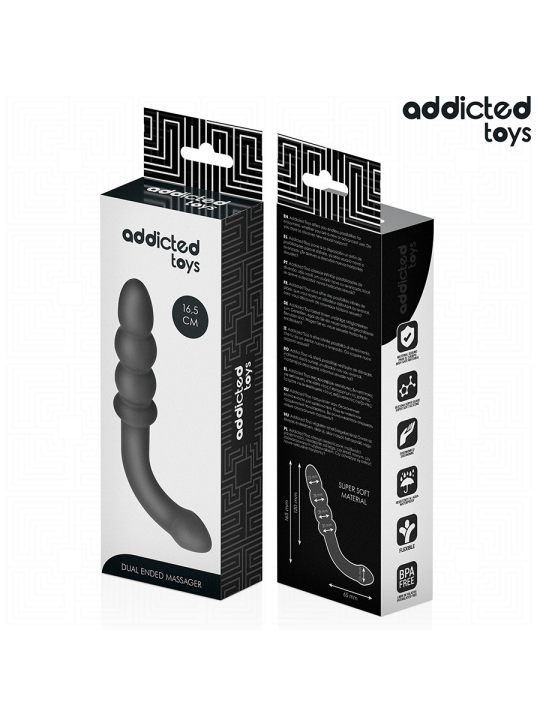 ADDICTED TOYS MASAJEADOR ANAL DOBLE SILICONA 165 CM