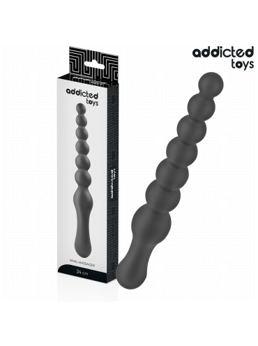 ADDICTED TOYS MASAJEADOR ANAL DOBLE SILICONA 24 CM