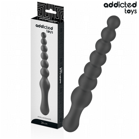 ADDICTED TOYS MASAJEADOR ANAL DOBLE SILICONA 24 CM