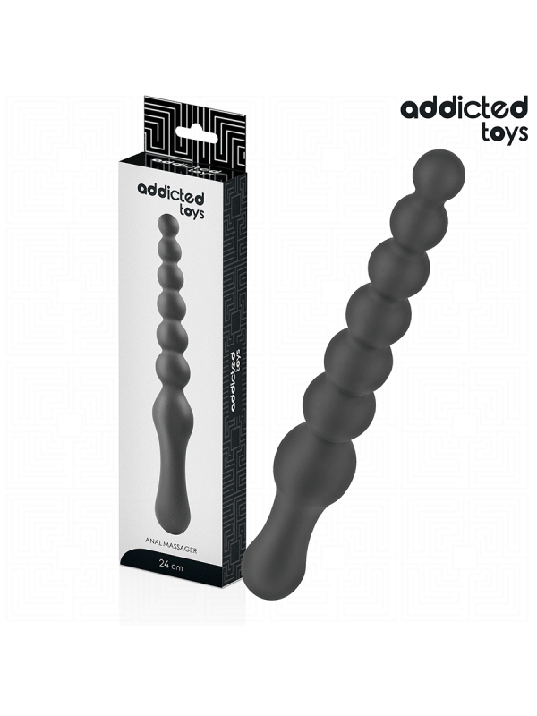 ADDICTED TOYS MASAJEADOR ANAL DOBLE SILICONA 24 CM