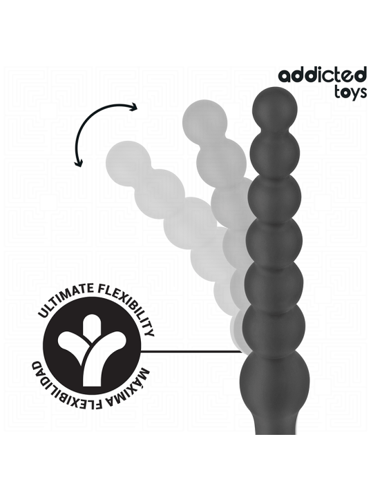 ADDICTED TOYS MASAJEADOR ANAL DOBLE SILICONA 24 CM