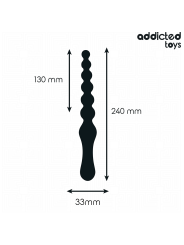 ADDICTED TOYS MASAJEADOR ANAL DOBLE SILICONA 24 CM
