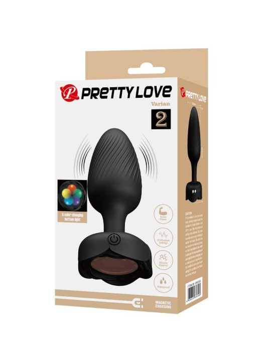 PRETTY LOVE VARIAN PLUG ANAL CON LUZ LED 108 CM