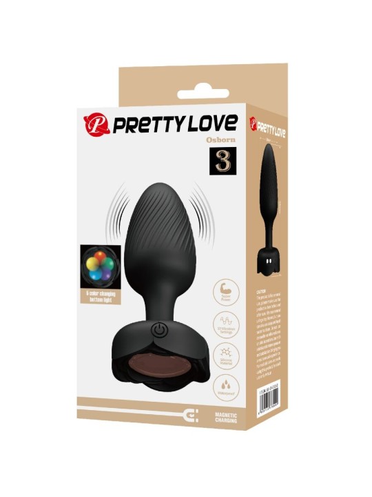 PRETTY LOVE OSBORN PLUG ANAL CON LUZ LED 98 CM