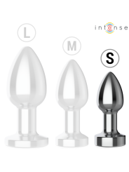 INTENSE PLUG ANAL 10 VIBRACIONES METAL CON CONTROL REMOTO S