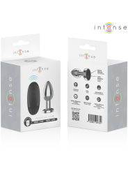 INTENSE PLUG ANAL 10 VIBRACIONES METAL CON CONTROL REMOTO S