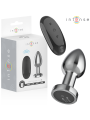 INTENSE PLUG ANAL 10 VIBRACIONES METAL CON CONTROL REMOTO M