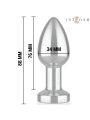 INTENSE PLUG ANAL 10 VIBRACIONES METAL CON CONTROL REMOTO M
