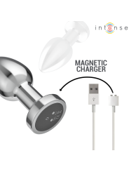 INTENSE PLUG ANAL 10 VIBRACIONES METAL CON CONTROL REMOTO M