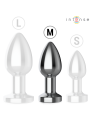 INTENSE PLUG ANAL 10 VIBRACIONES METAL CON CONTROL REMOTO M