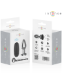 INTENSE PLUG ANAL 10 VIBRACIONES METAL CON CONTROL REMOTO M