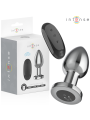 INTENSE PLUG ANAL 10 VIBRACIONES METAL CON CONTROL REMOTO L