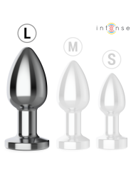 INTENSE PLUG ANAL 10 VIBRACIONES METAL CON CONTROL REMOTO L