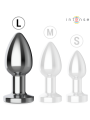 INTENSE PLUG ANAL 10 VIBRACIONES METAL CON CONTROL REMOTO L