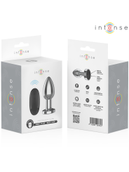 INTENSE PLUG ANAL 10 VIBRACIONES METAL CON CONTROL REMOTO L