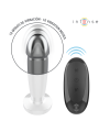 INTENSE PLUG ANAL 10 VIBRACIONES METAL EN FORMA DE DILDO CON CONTROL REMOTO S