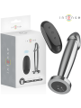 INTENSE PLUG ANAL 10 VIBRACIONES METAL EN FORMA DE DILDO CON CONTROL REMOTO M