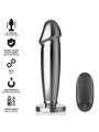 INTENSE PLUG ANAL 10 VIBRACIONES METAL EN FORMA DE DILDO CON CONTROL REMOTO M