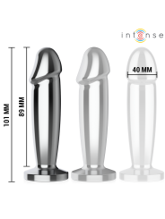 INTENSE PLUG ANAL 10 VIBRACIONES METAL EN FORMA DE DILDO CON CONTROL REMOTO M