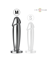 INTENSE PLUG ANAL 10 VIBRACIONES METAL EN FORMA DE DILDO CON CONTROL REMOTO M