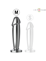 INTENSE PLUG ANAL 10 VIBRACIONES METAL EN FORMA DE DILDO CON CONTROL REMOTO M