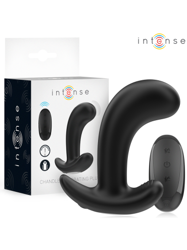 INTENSE CHANDLER PLUG ANAL 10 VIBRACIONES NEGRO CONTROL REMOTO