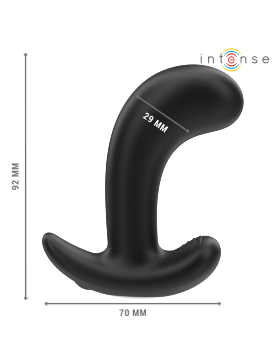 INTENSE CHANDLER PLUG ANAL 10 VIBRACIONES NEGRO CONTROL REMOTO