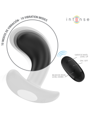 INTENSE CHANDLER PLUG ANAL 10 VIBRACIONES NEGRO CONTROL REMOTO