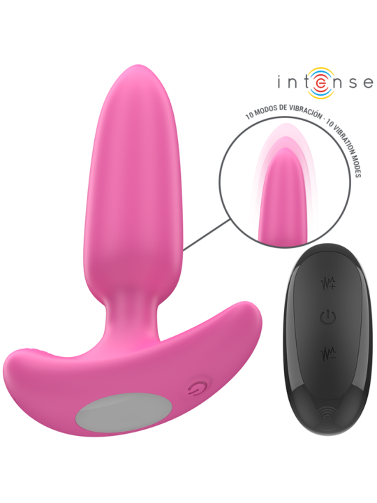 INTENSE ROSS PLUG ANAL 10 VIBRACIONES ROSA CONTROL REMOTO