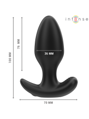 INTENSE JOEY PLUG ANAL 10 VIBRACIONES NEGRO CONTROL REMOTO