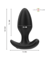 INTENSE JOEY PLUG ANAL 10 VIBRACIONES NEGRO CONTROL REMOTO