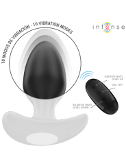 INTENSE JOEY PLUG ANAL 10 VIBRACIONES NEGRO CONTROL REMOTO