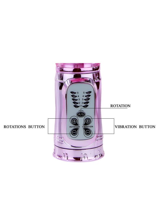 BAILE THROBBING BUNNY ROTADOR RAMPANTE ROSA