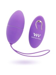 WOMANVIBE ALSAN HUEVO CONTROL REMOTO SILICONA MORADO