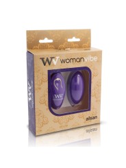 WOMANVIBE ALSAN HUEVO CONTROL REMOTO SILICONA MORADO