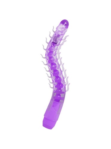 BAILE FLEXI VIBE SENSUAL SPINE BENDABLE VIBRATING DILDO LILA 235 CM