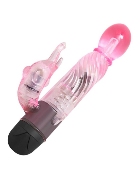 BAILE GIVE YOU A KIND OF LOVER VIBRADOR CON RABBIT ROSA 10 MODOS