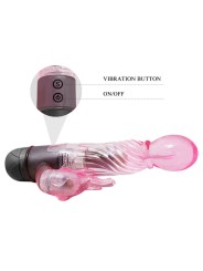 BAILE GIVE YOU A KIND OF LOVER VIBRADOR CON RABBIT ROSA 10 MODOS