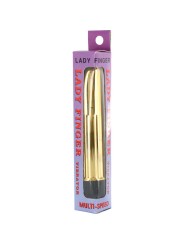 SEVEN CREATIONS LADYFINGER MINIVIBRATOR GOLD