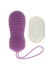 OHMAMA HUEVO CONTROL REMOTO 7 MODOS ROTACION LILA