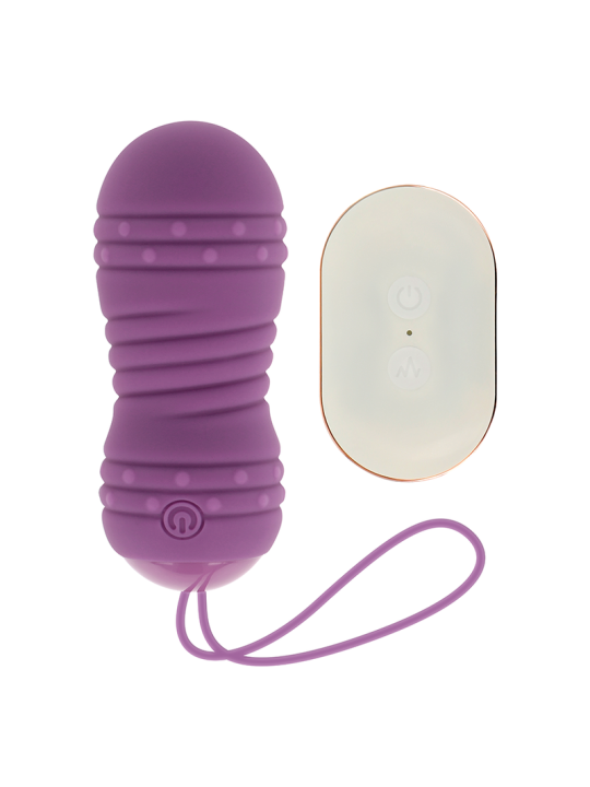 OHMAMA HUEVO CONTROL REMOTO 7 MODOS ROTACION LILA
