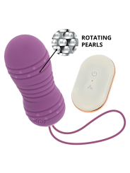 OHMAMA HUEVO CONTROL REMOTO 7 MODOS ROTACION LILA