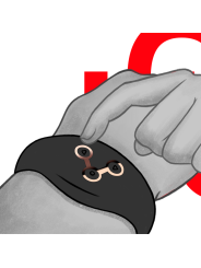 WATCHME RELOJ CONTROL REMOTO WIRELESS TECHNOLOGY AZABACHE Y COBRE