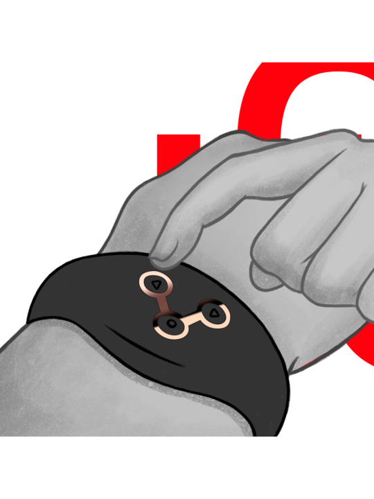 WATCHME RELOJ CONTROL REMOTO WIRELESS TECHNOLOGY AZABACHE Y COBRE