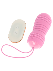 OHMAMA HUEVO CONTROL REMOTO 7 MODOS ROTACION ROSA