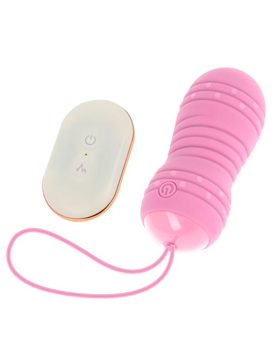 OHMAMA HUEVO CONTROL REMOTO 7 MODOS ROTACION ROSA