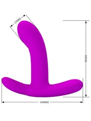 PRETTY LOVE GERI MASAJEADOR CLITORIS CONTROL REMOTO ROSA