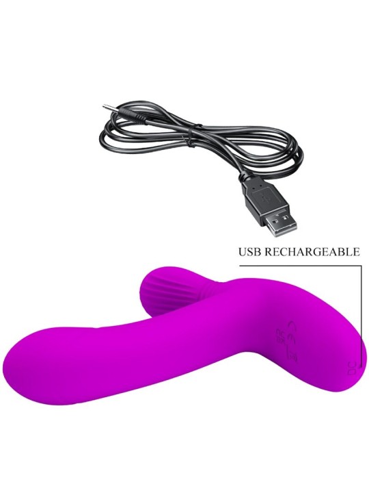 PRETTY LOVE GERI MASAJEADOR CLITORIS CONTROL REMOTO ROSA