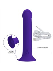 PRETTY LOVE MURRAY YOUTH DILDO VIBRADOR RECARGABLE VIOLETA